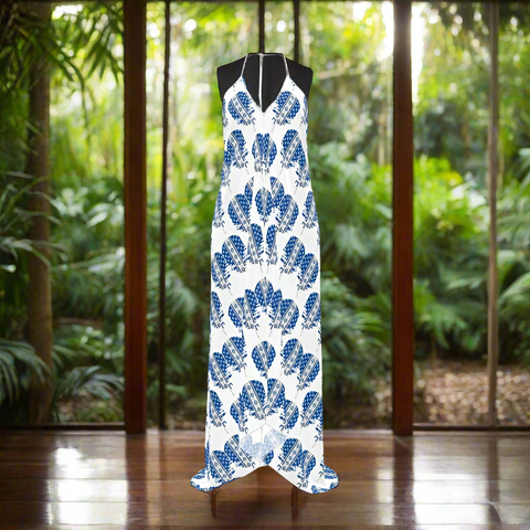 'Regent Ben' Halterneck Backless Dress