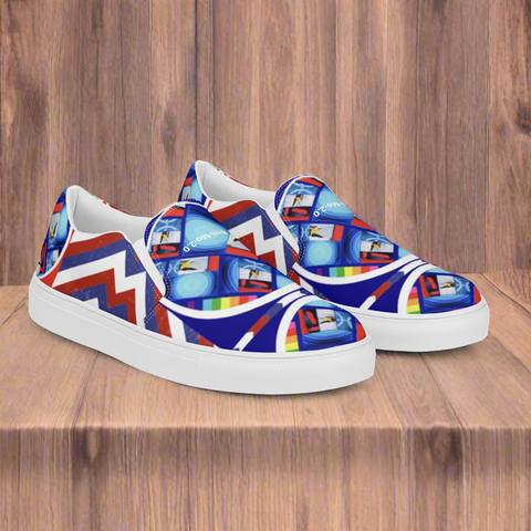 ‘American Dreams’ Women’s Slip-on Canvas Shoes