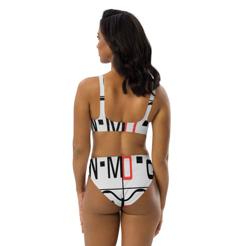 'Logo' Recycled High-Waisted Bikini