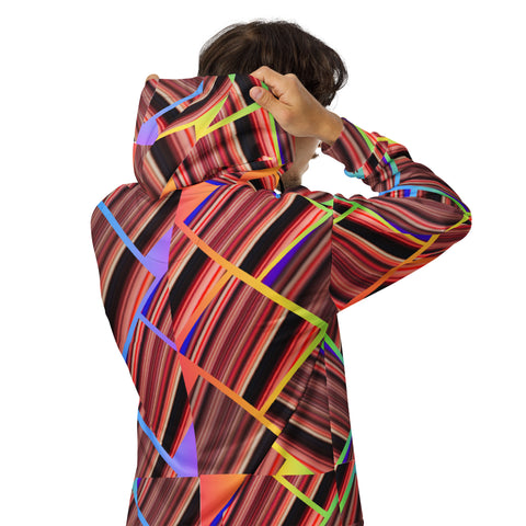Neo Geomet Unisex Zip Hoodie