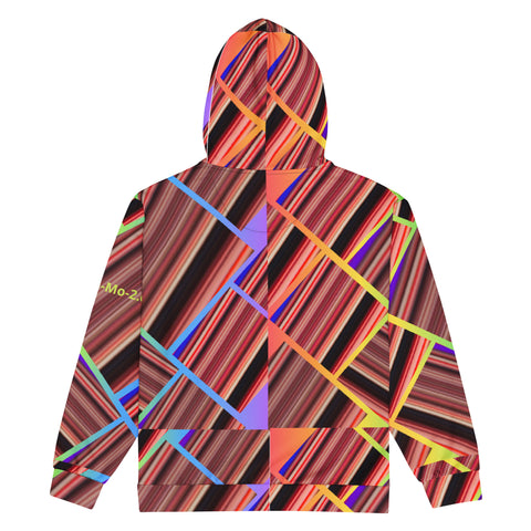 Neo Geomet Unisex Zip Hoodie