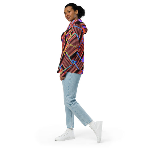 Neo Geomet Unisex Zip Hoodie
