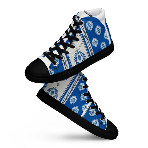 'Le Muse du Ben' Women’s High Top Canvas Shoes