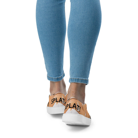 ‘Splat’ Women's Slip-On Canvas Shoes