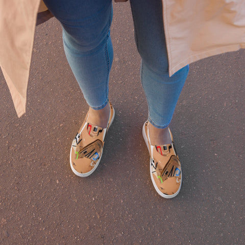 ‘Splat’ Women's Slip-On Canvas Shoes