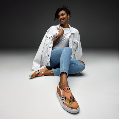 ‘Splat’ Women's Slip-On Canvas Shoes