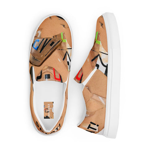 ‘Splat’ Women's Slip-On Canvas Shoes