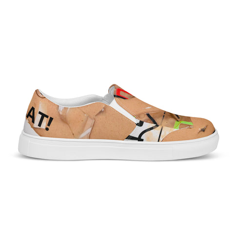 ‘Splat’ Women's Slip-On Canvas Shoes