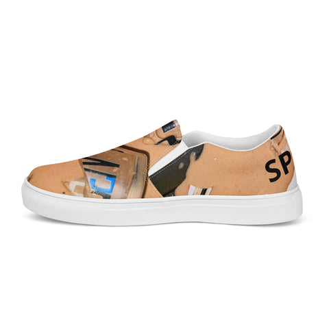 ‘Splat’ Women's Slip-On Canvas Shoes