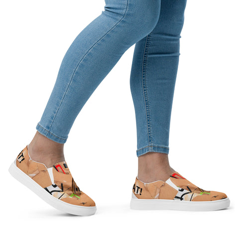 ‘Splat’ Women's Slip-On Canvas Shoes