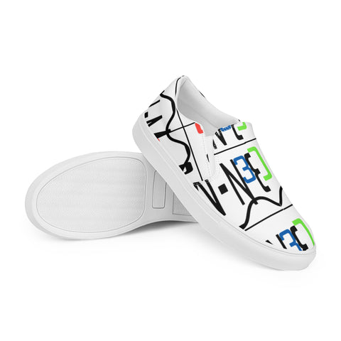 'Logo' Women’s Slip-on Canvas Shoes