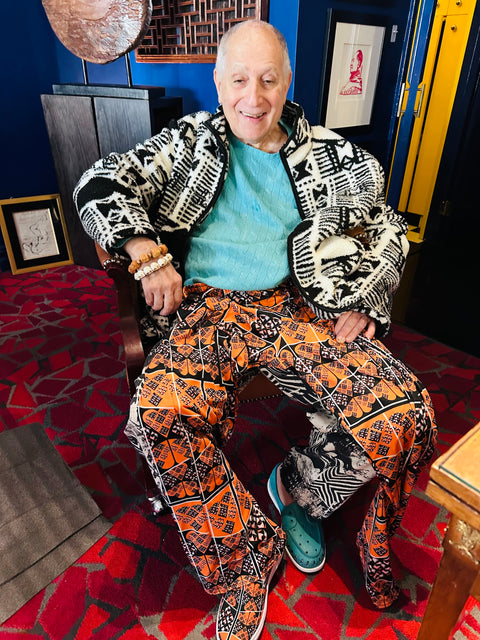 “TheBen” receives his new ‘Byzantium’ coordinated lounge pants & canvas shoes! 