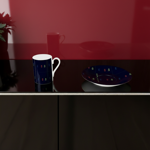 BM2-Casa 'Blackout' Cup and Saucer Set