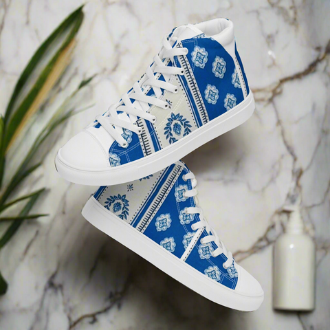 'Le Muse du Ben' Women’s High top Canvas Shoes