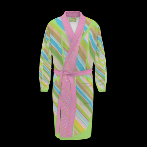 'Clover Striper' Dressing Gown