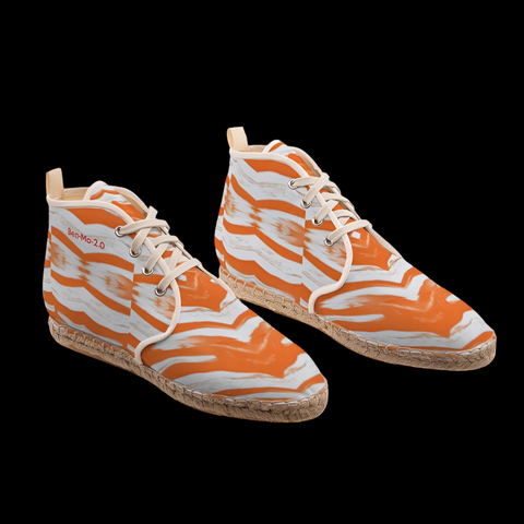 'Orange Swirl' Hi-top Espardilles