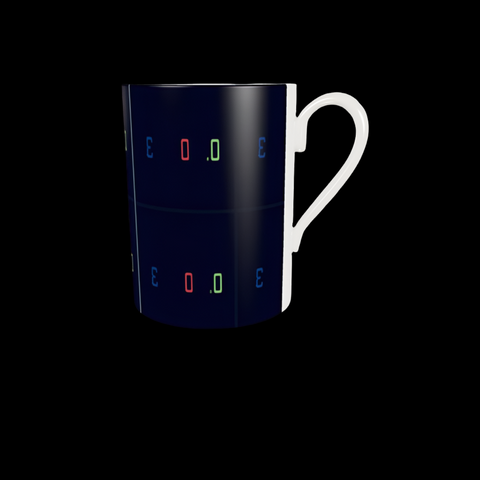 BM2-Casa 'Blackout' Cup and Saucer Set