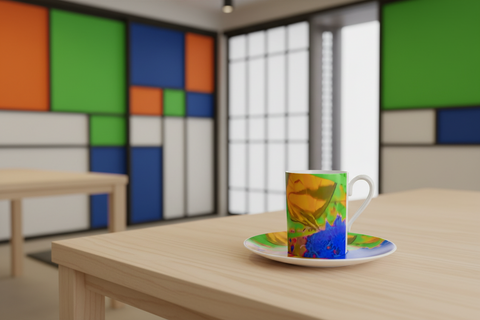 BM2 Casa: ‘Mystere’ Cup and Saucer Set