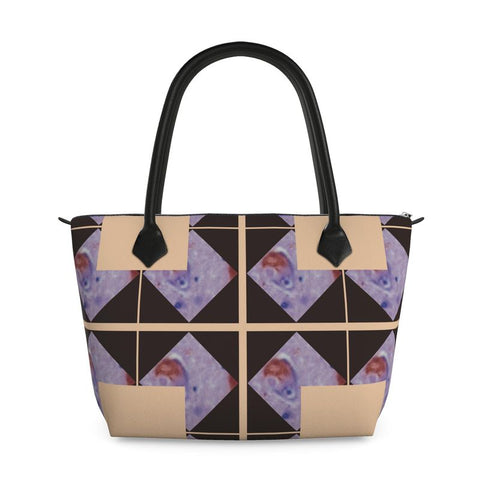 ‘Mad 4 Plaid’ Zip Top Handbag