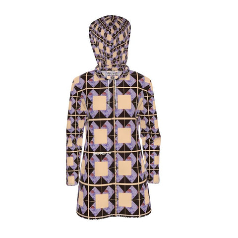 ‘Mad 4 Plaid’ Women's Hooded Mac Raincoat