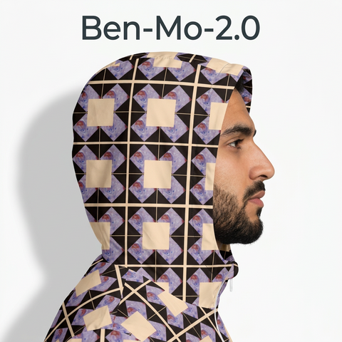 ‘Mad 4 Plaid’ Unisex Hooded Mac Raincoat