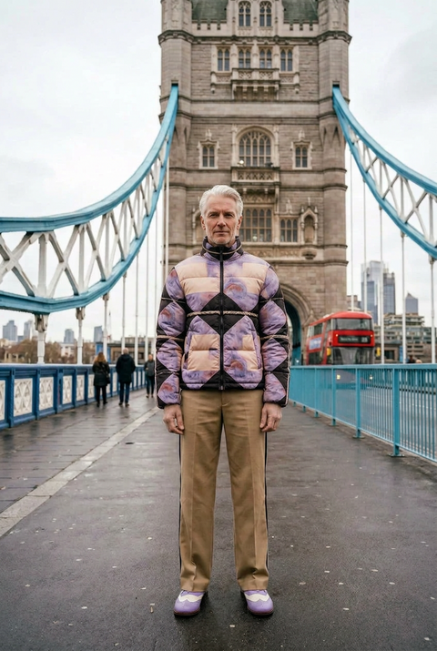 ‘Mad 4 Plaid’ Men's Puffer Jacket
