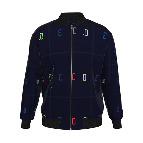 ‘Blackout Blueprint' Men's Bomber Jacket