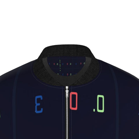 ‘Blackout Blueprint' Men's Bomber Jacket