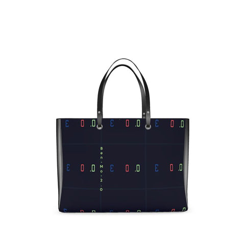 'Blackout’ Leather Tote Bag