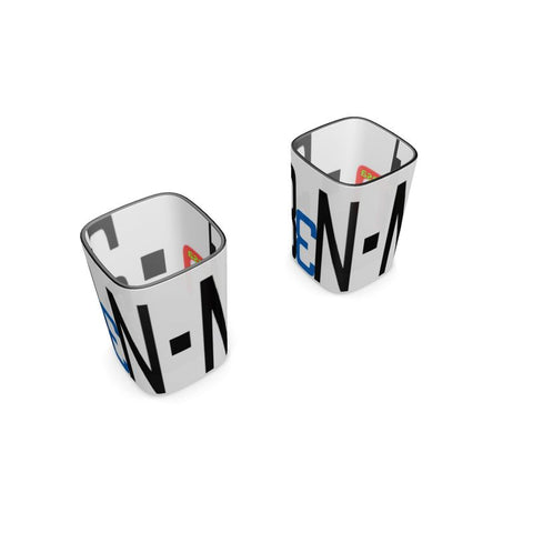 BM2-Casa 'Logo' Square Shot Glasses