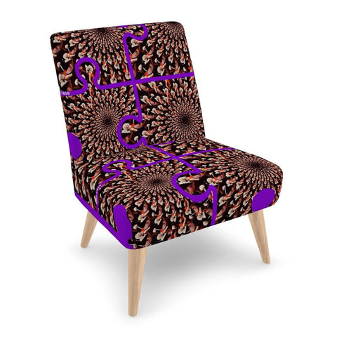 BM2-Casa 'Purple Peacock' Occasional Chair