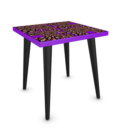 BM2-Casa  'Purple Peacock' Side Table