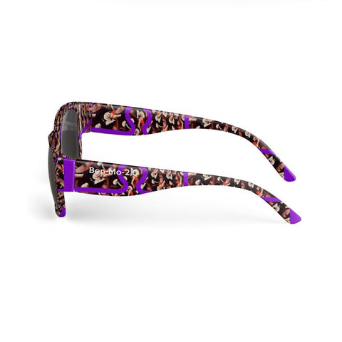 'Purple Peacock' Sunglasses