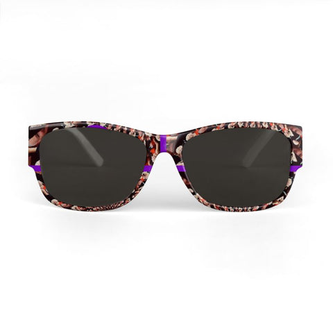 'Purple Peacock' Sunglasses