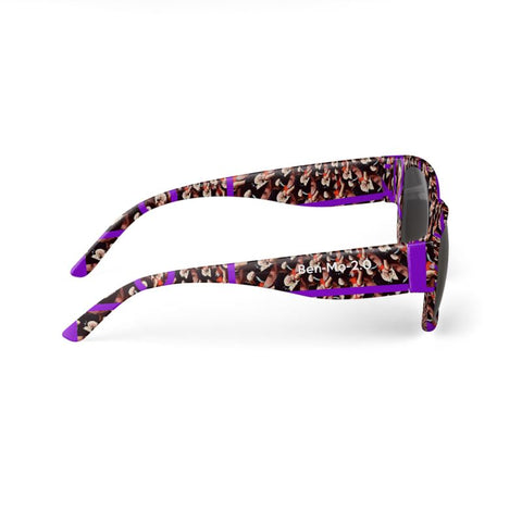 'Purple Peacock' Sunglasses