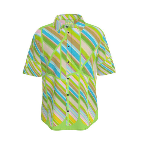 'Clover Striper' Short Sleeve Shirt