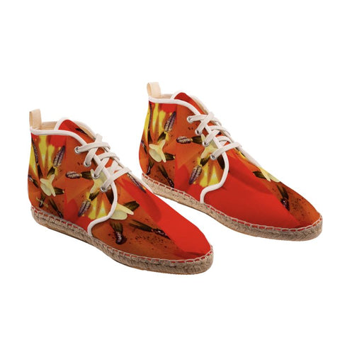 'Dua Tulipa' Men’s Hi-Top Lace Up Espadrilles