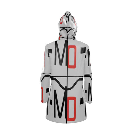 'Ben-Mo.2.0 Logo' Women's Hooded Rain Mac