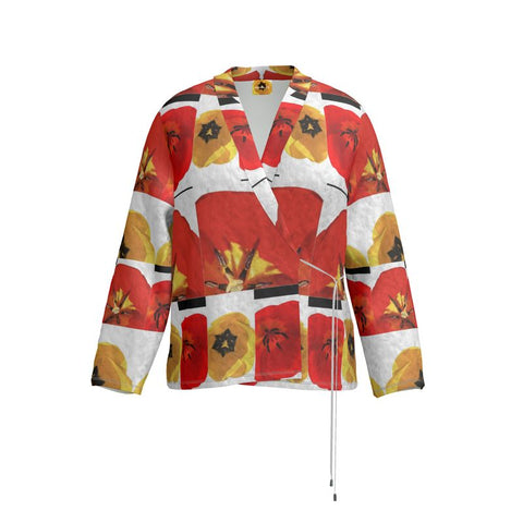 'Dua Tulipa' Snapshots Wrap Blazer