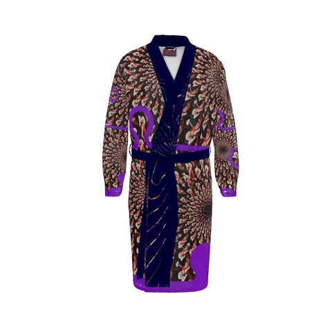 Ben-Mo-2.0 'Purple Peacock' Dressing Gown