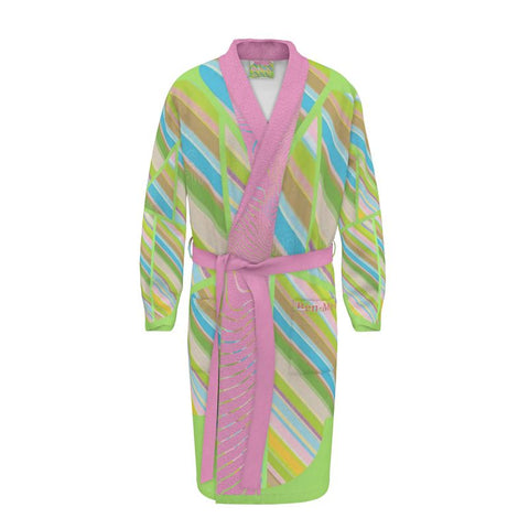 'Clover Striper' Dressing Gown