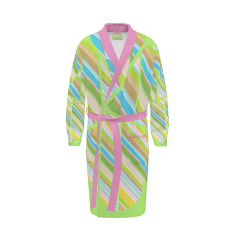 'Clover Striper' Dressing Gown
