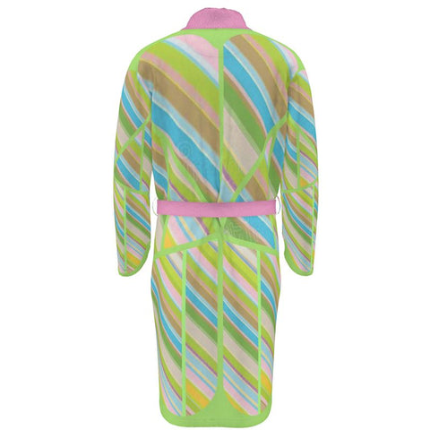 'Clover Striper' Dressing Gown