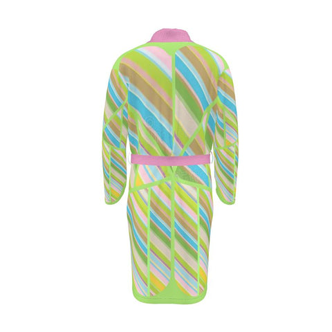 'Clover Striper' Dressing Gown