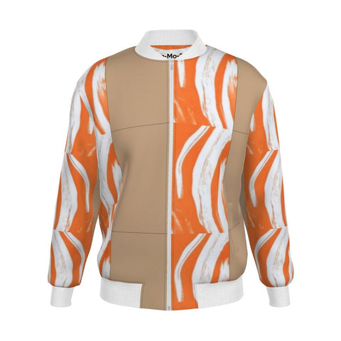 'Orange Swirl' Men's Bomber Jacket