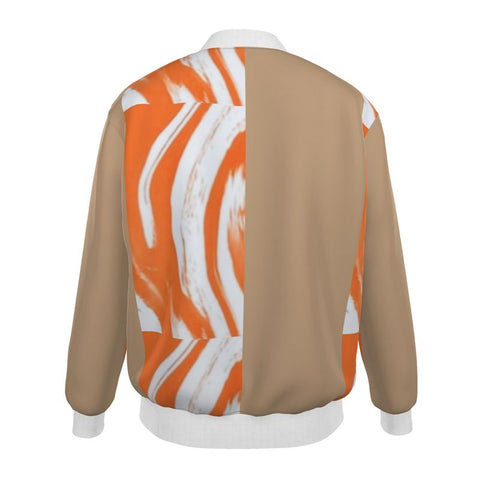 'Orange Swirl' Men's Bomber Jacket