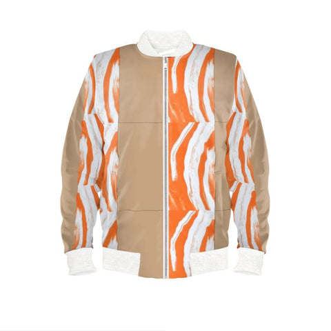 'Orange Swirl' Men's Bomber Jacket