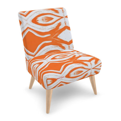 BM2-Casa 'Orange Swirl' Occasional Chair