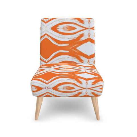 BM2-Casa 'Orange Swirl' Occasional Chair