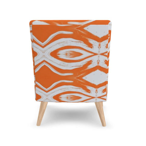 BM2-Casa 'Orange Swirl' Occasional Chair